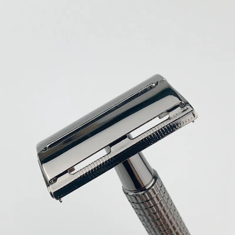 Double Edge Safety Shaving Razor Classic Man Woman Hair Removal Shaver Adjustable Safety Razor Shaver Blades Barber Manual Shave