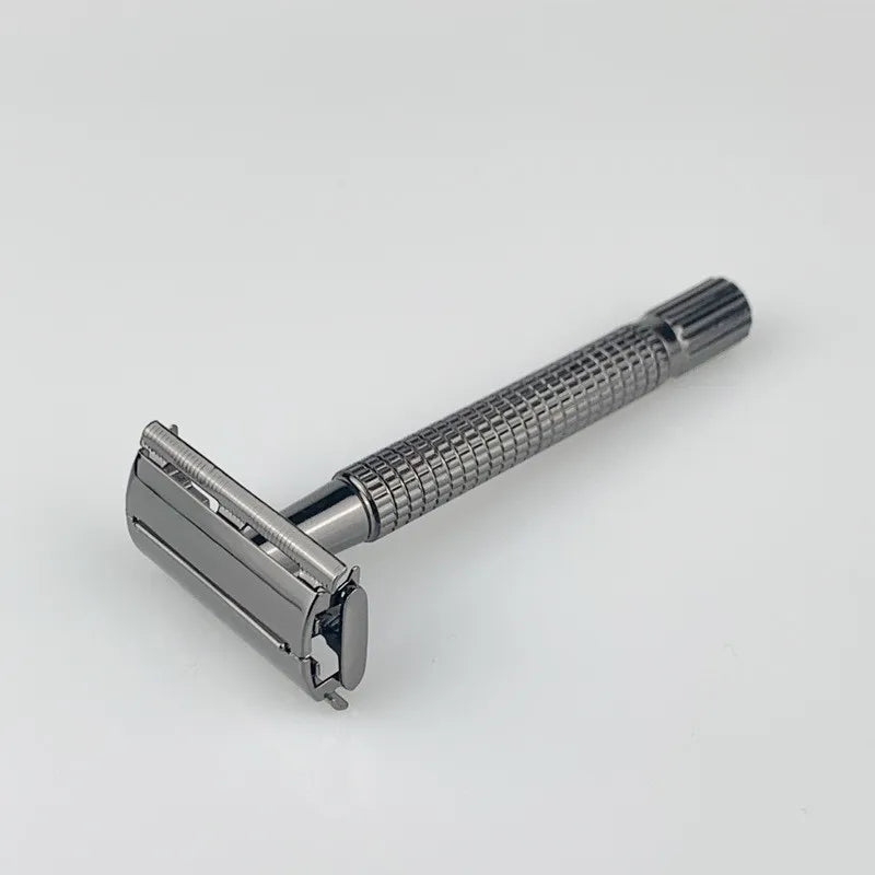 Double Edge Safety Shaving Razor Classic Man Woman Hair Removal Shaver Adjustable Safety Razor Shaver Blades Barber Manual Shave