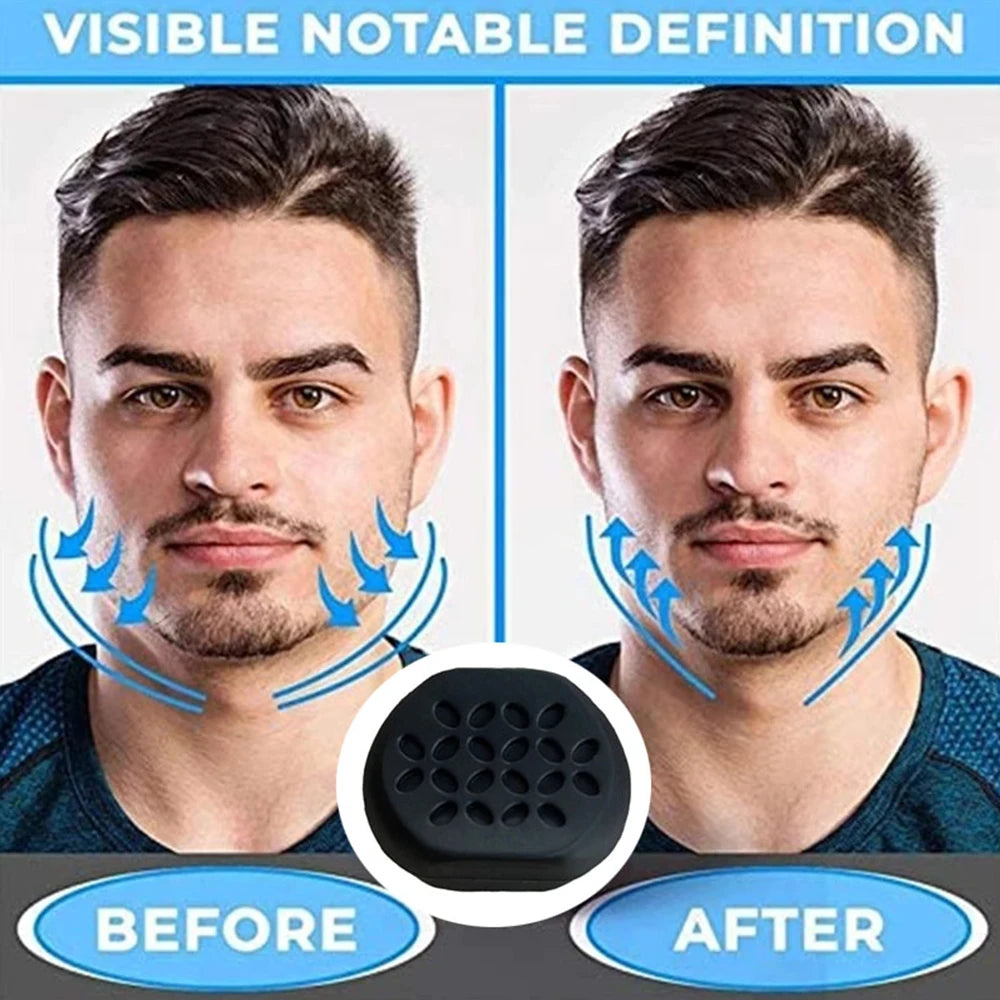 2pcs Silicone Jaw Line Exerciser Ball Detachable Jaw Line Trainer Face Facial Muscle Trainer JawLine Chew Ball Training Supplies