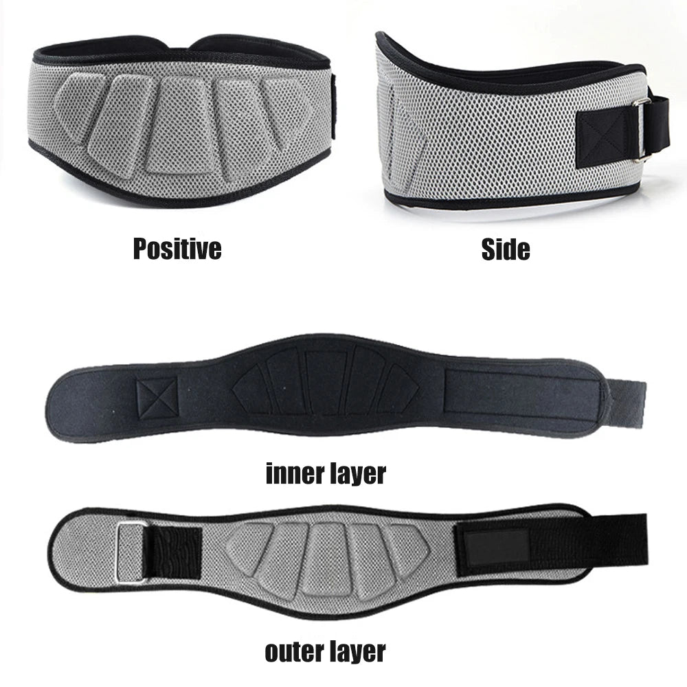 1 PCS Adjustable Weightlifting Belt Waist Support Back Brace for Fitness Lifting Squat Free Combat Strength Training Man & Woman